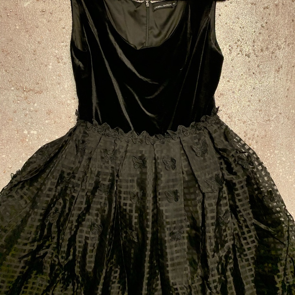 Isabel Garcia black A-Line Cage Dress